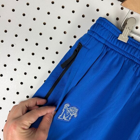 Nike Memphis Tigers Sweatpants XXL Blue Basketball Warm Up On Court Penny - Picture 3 of 6